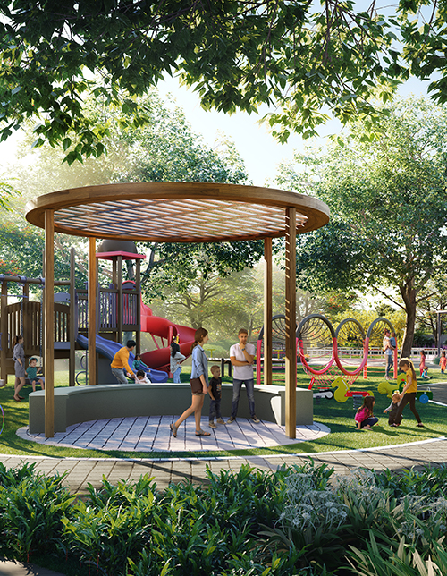 Kalpataru Ardene kids' play zone and garden